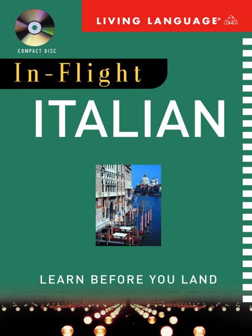 Title details for In-Flight Italian by Living Language - Wait list